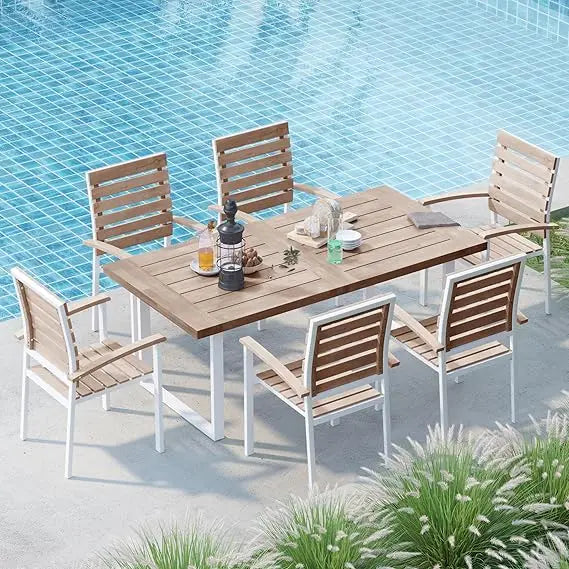 SEVILLE 7 Piece Outdoor Dining Set