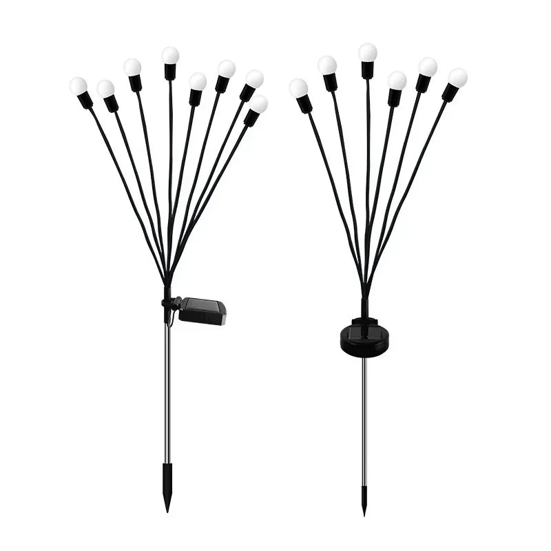 6/8/10 LED Solar Jellyfish Lights Mushroom Lights Outdoor Yard Solar Lawn Landscape Lights Garden Decoration Lamp 1~4pcs