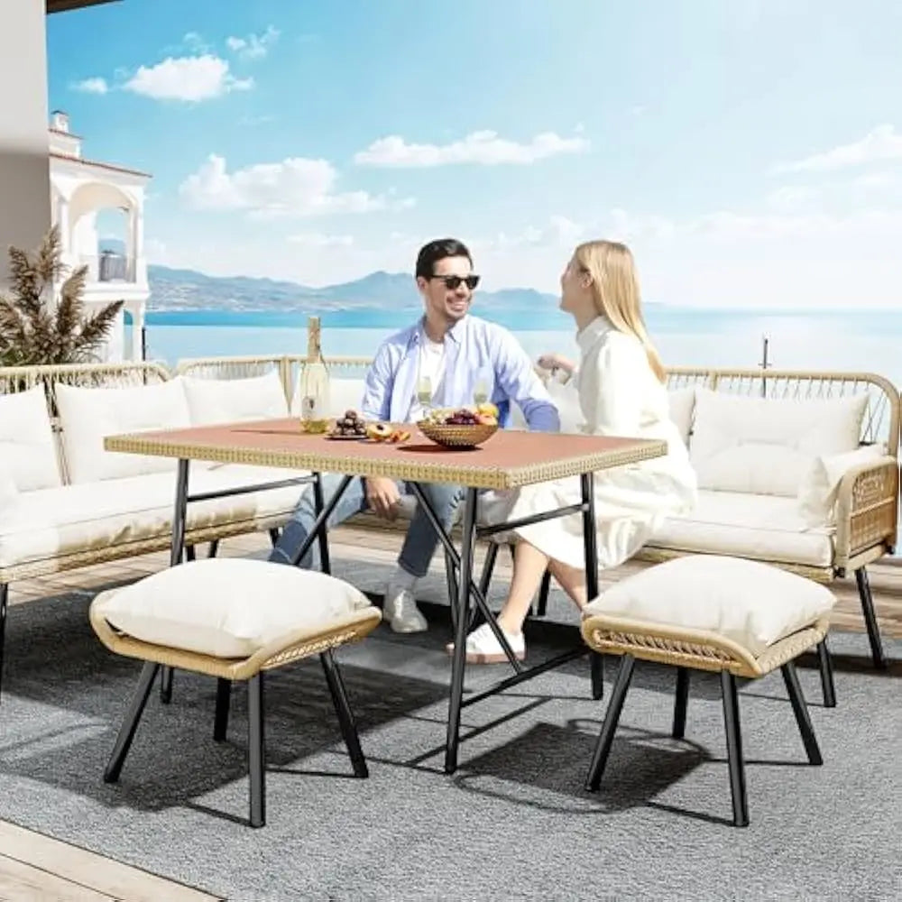 BISA L-Shaped Garden Sofa Set