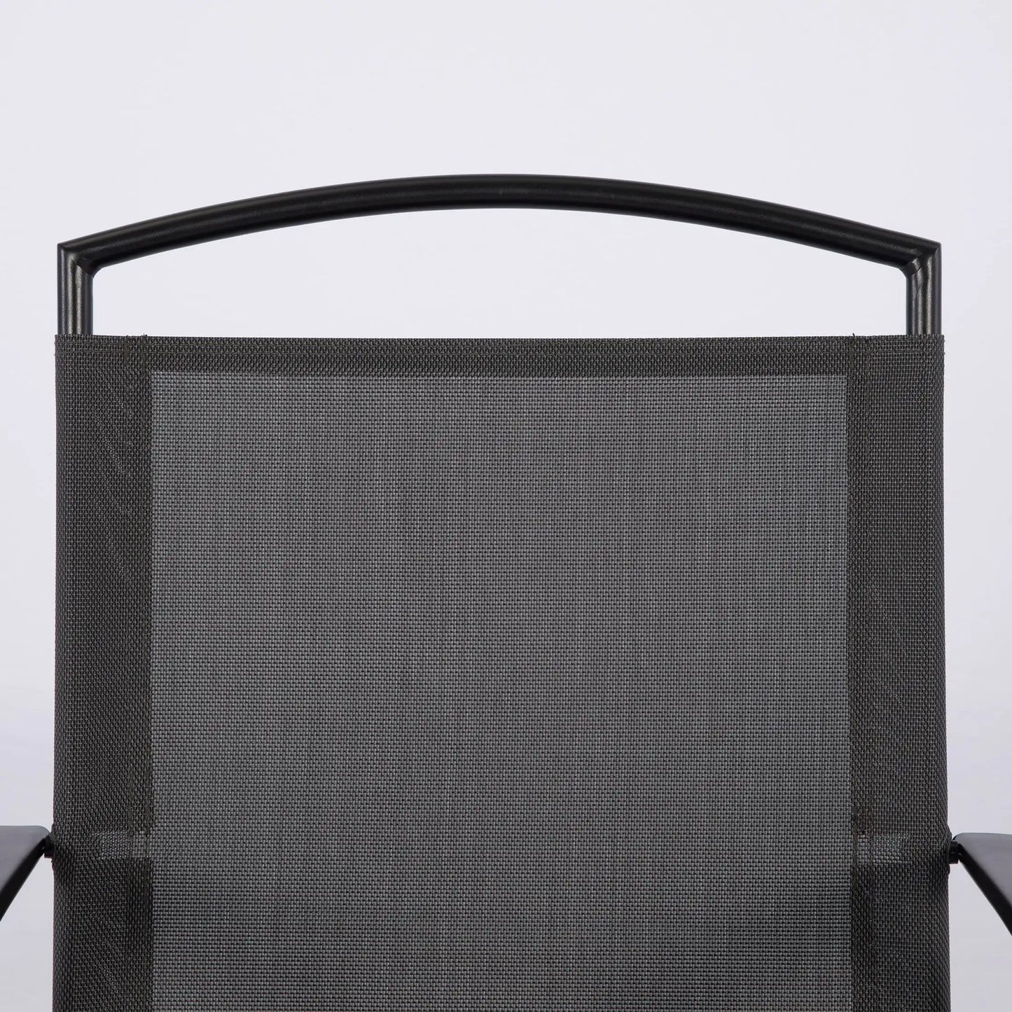 Foldable 5-Piece Dining Set, Black
