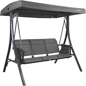 Brenda 3-Seat Patio Swing Chair