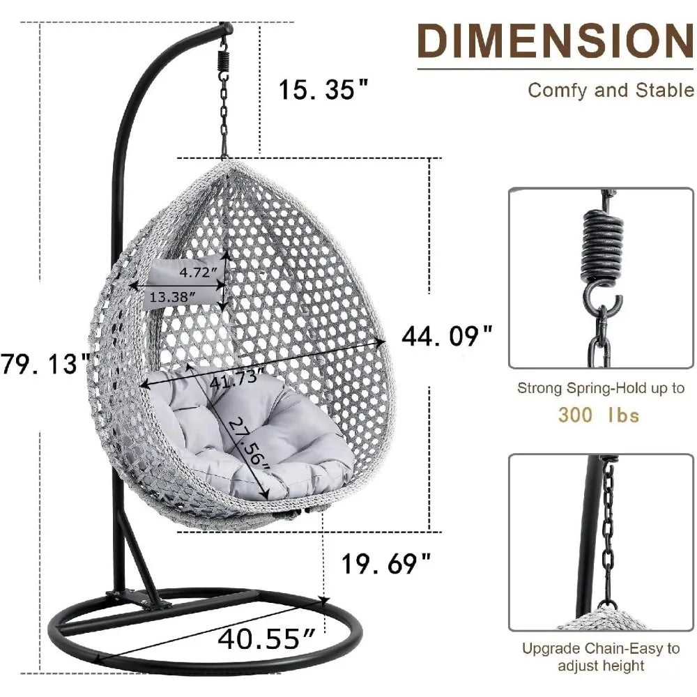KYL Hanging outdoor swing chair