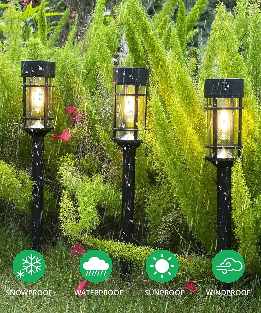 Solar Pathway Lights Outdoor LED Solar Garden Lights Solar Landscape Lights for Lawn Yard Walkway Driveway Decorations