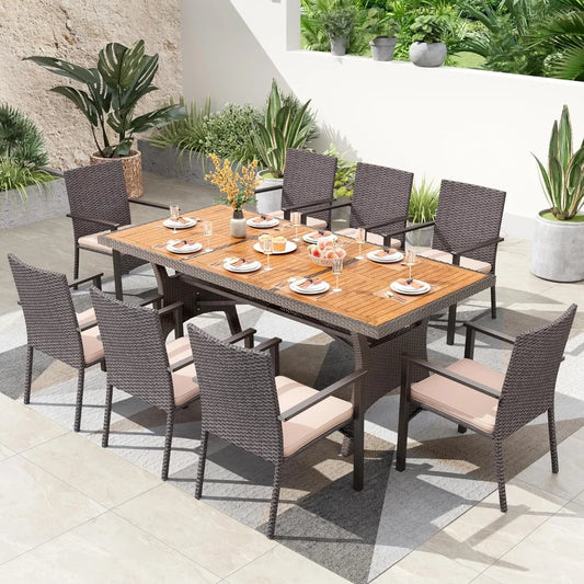 NAYA Outdoor Dining Set for 8