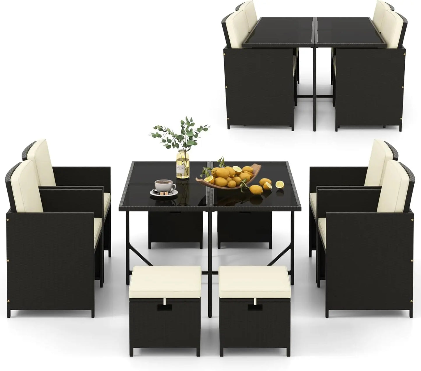 Seville 9 Piece Patio Dining Set