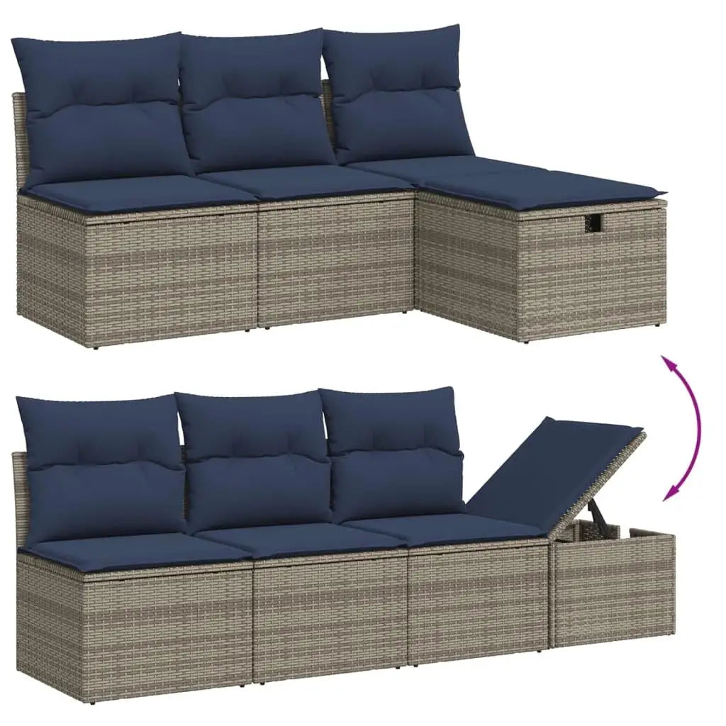 GARY 7 Piece Rattan Outdoor Sofa Set