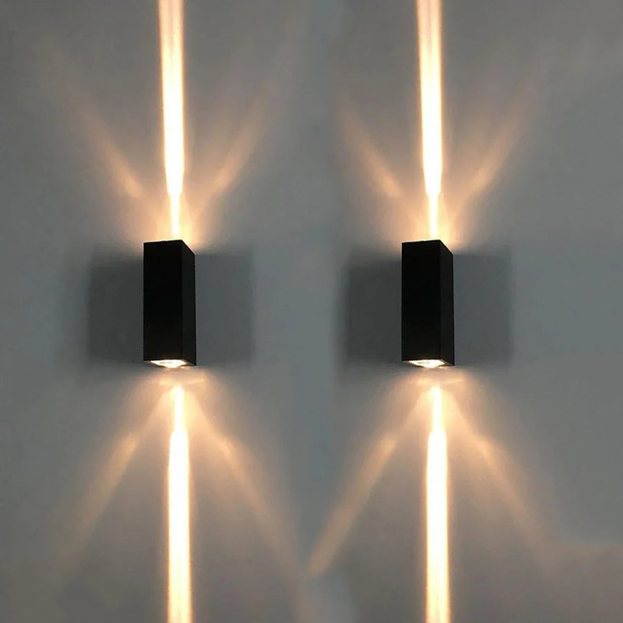 Waterproof LED Wall Lamp 20W Outdoor IP65 Up Down Wall Light Aluminum External Wall Light for Garden Balcony Pathway Fence Decor