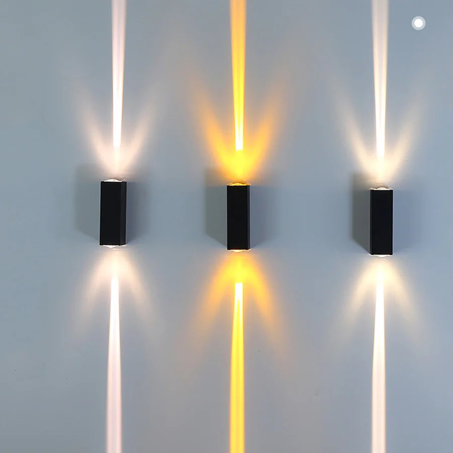 Waterproof LED Wall Lamp 20W Outdoor IP65 Up Down Wall Light Aluminum External Wall Light for Garden Balcony Pathway Fence Decor