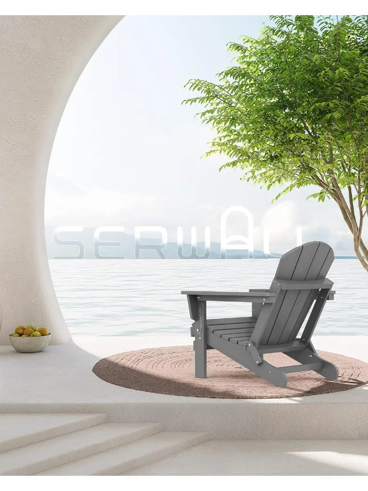 Foldable Adirondack Chair Set of 4