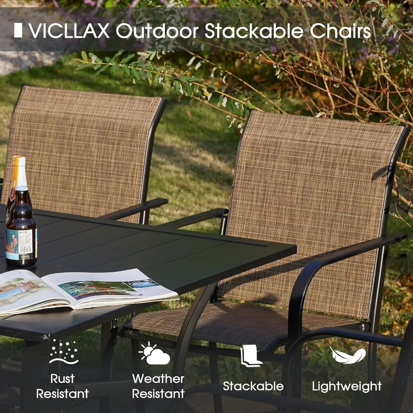 5 Pieces Patio Dining Set