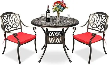 DON 3 Piece Patio Dining Set