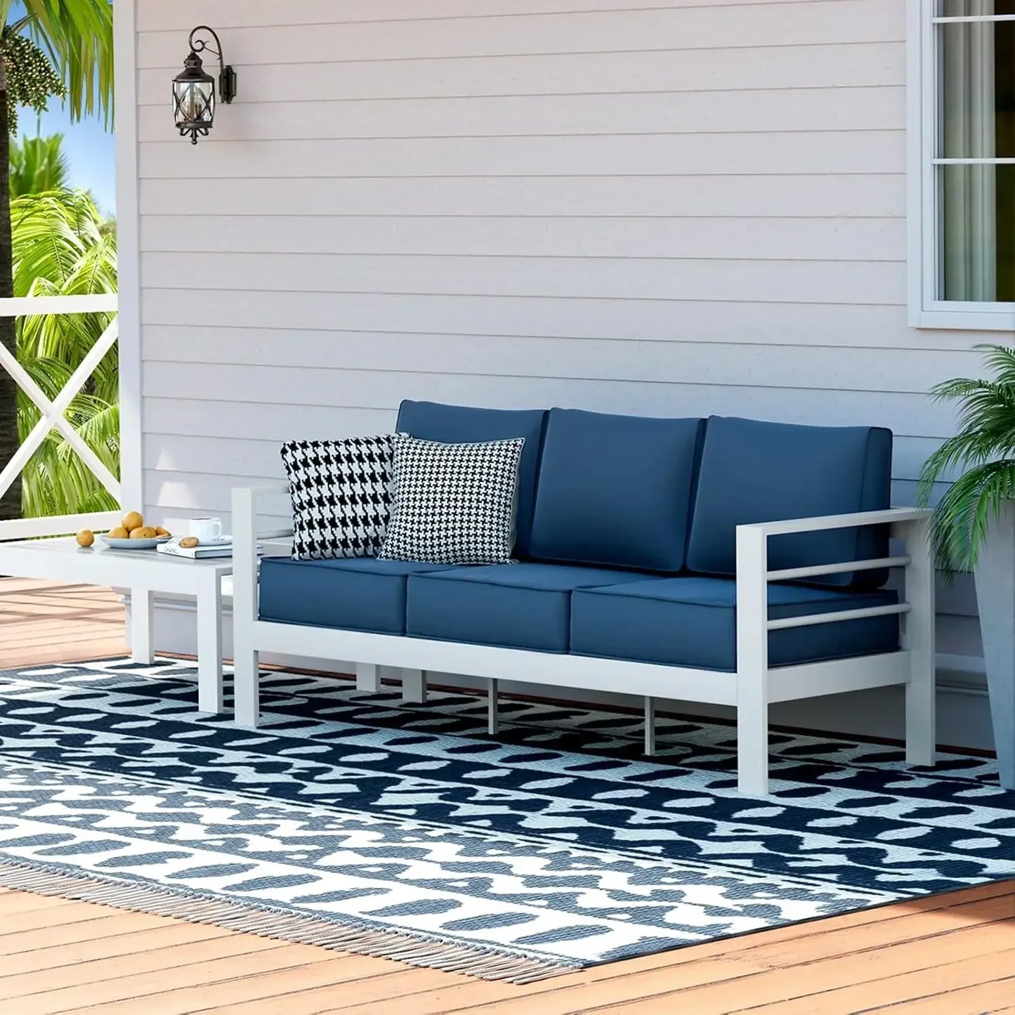 SAGA Outdoor Aluminum Couch