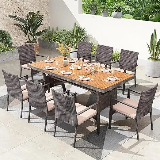 NAYA Outdoor Dining Set for 8
