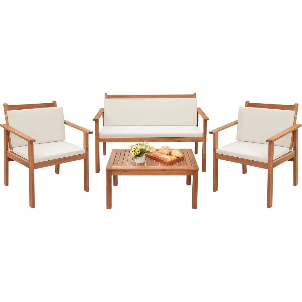 Greesum 4 Piece Patio Set