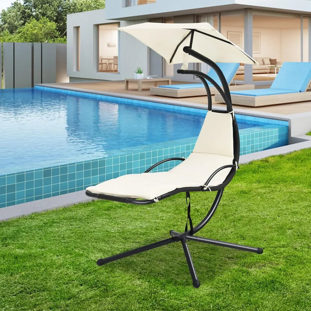 KAY Outdoor Hanging Chaise Lounge Chair