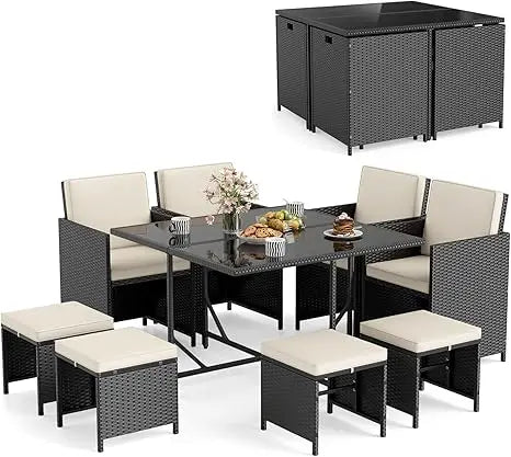 Seville 9 Piece Patio Dining Set