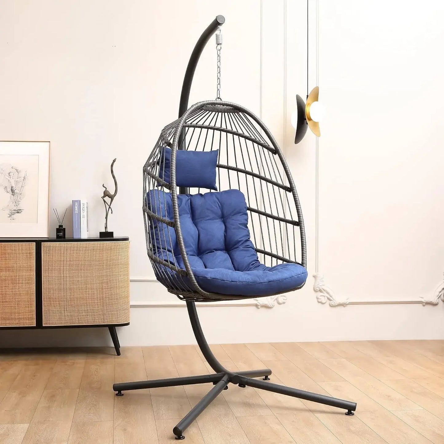 KAY Egg Chair Outdoor Indoor with Stand