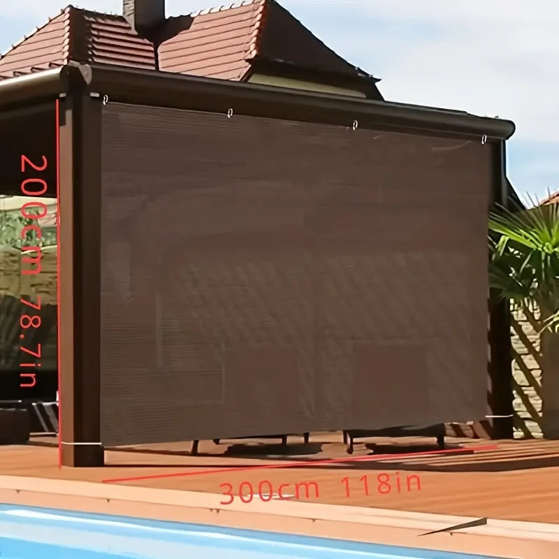Durable Brown UV Protection Canopy
