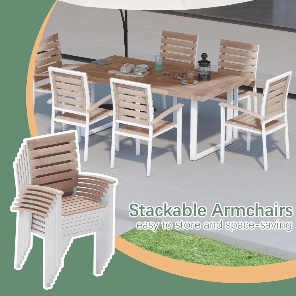SEVILLE 7 Piece Outdoor Dining Set
