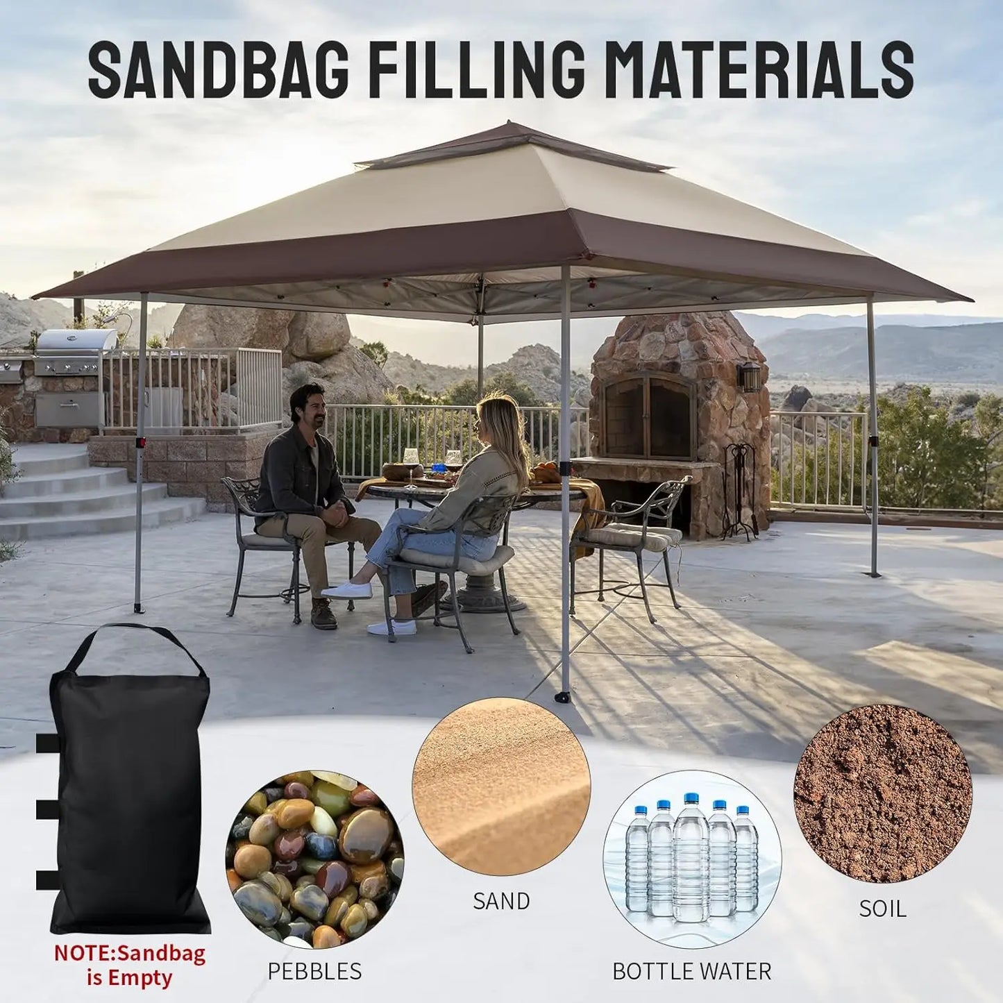 HIPO 13x13 Pop Up Gazebo