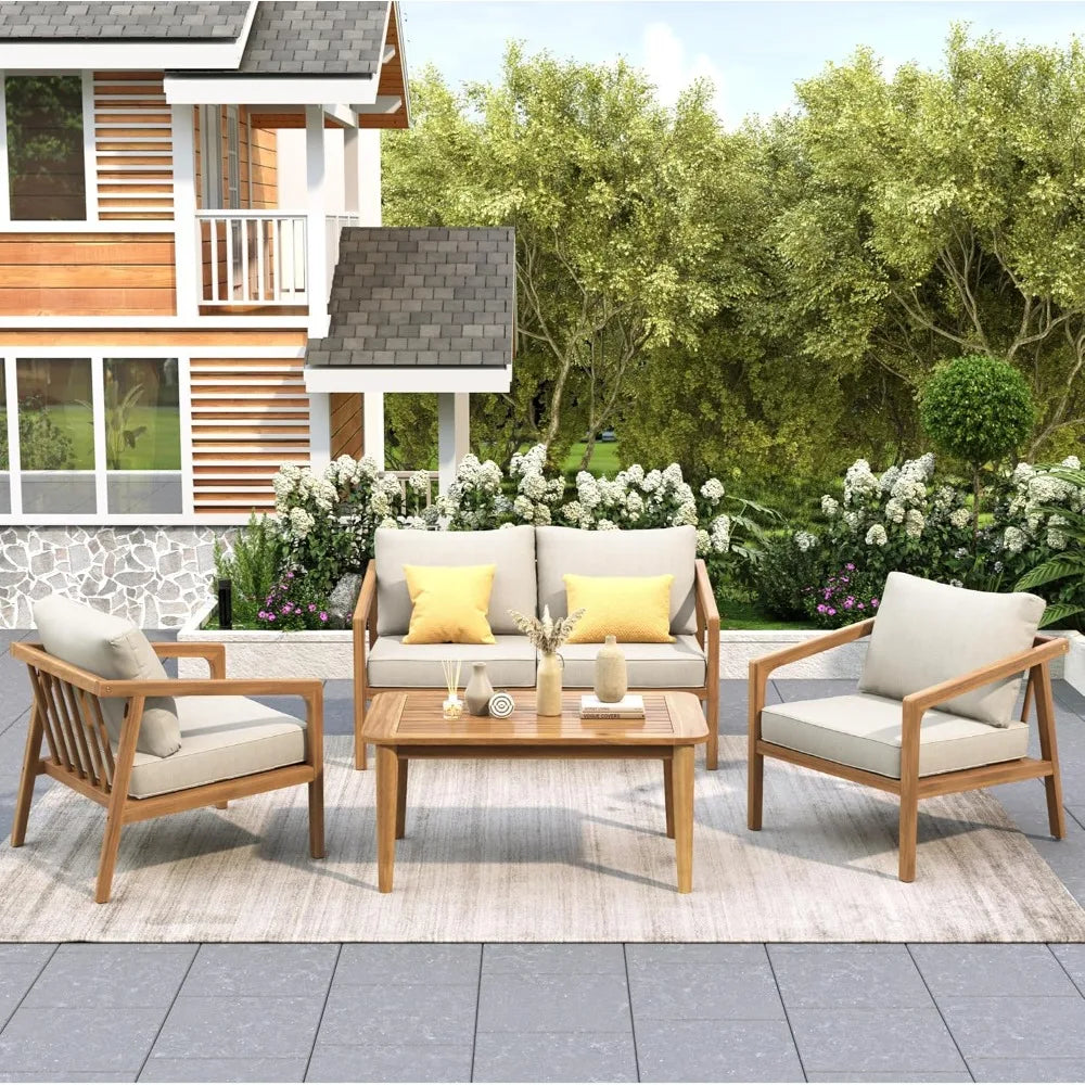 Dena Patio 4-Piece Conversation Set