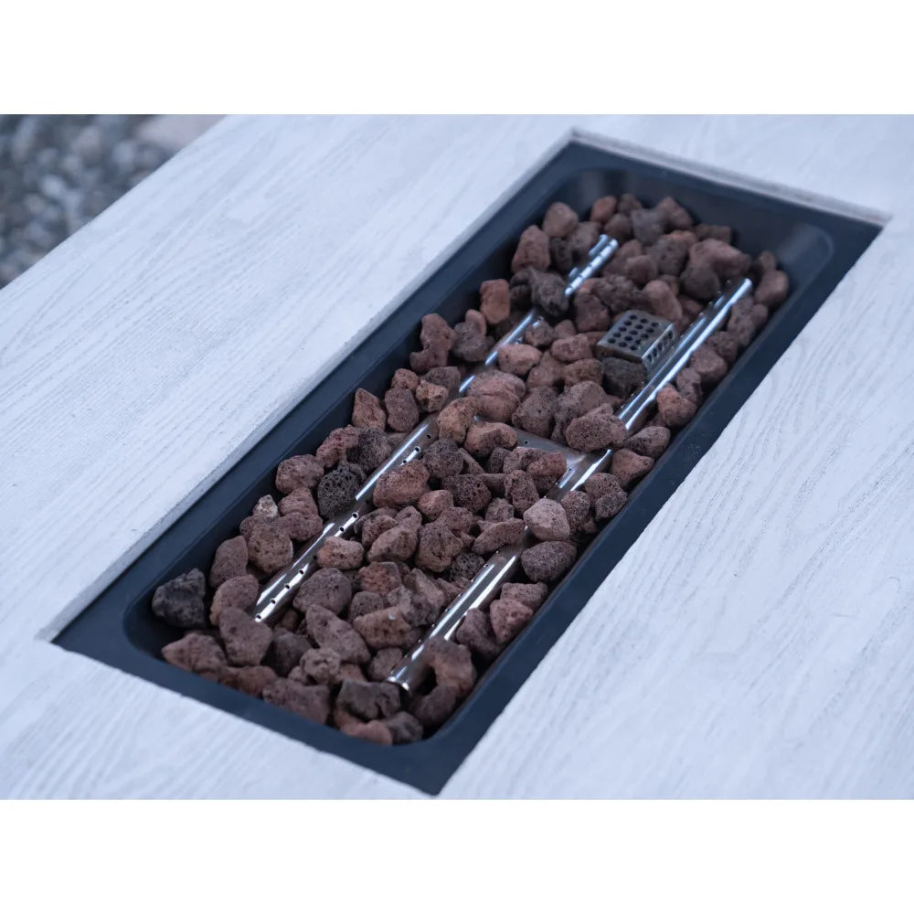 AERO 44" W x 25" H Outdoor Patio Propane Gas Fire Pit Table
