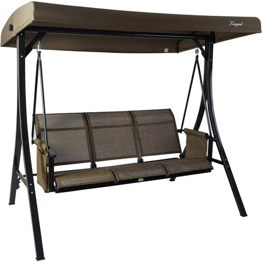 Brenda 3-Seat Patio Swing Chair