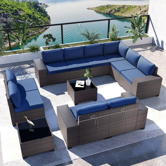 GRAND Patio Furniture Set 12 Pieces