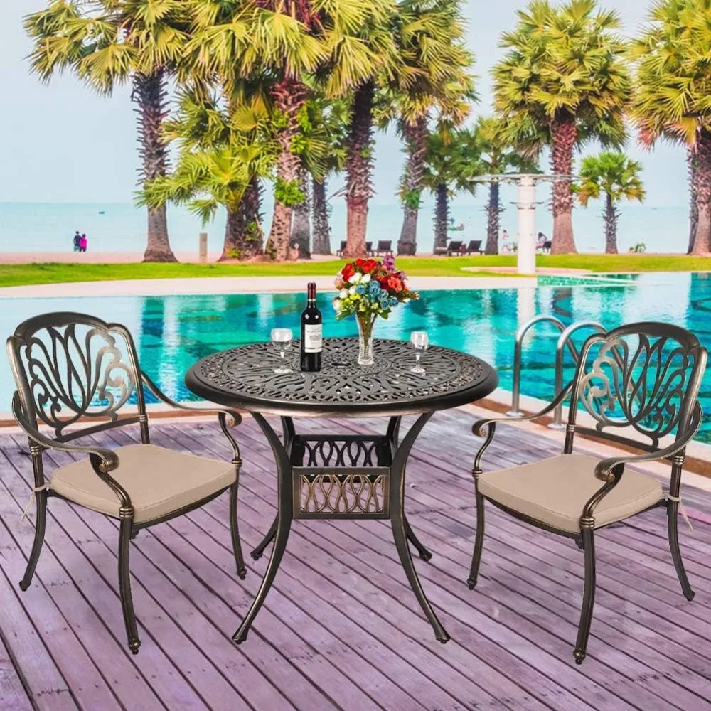 DON 3 Piece Patio Dining Set