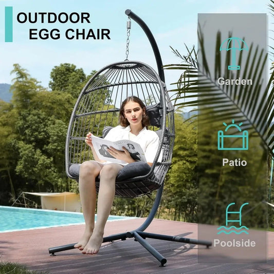 KAY Egg Chair Outdoor Indoor with Stand