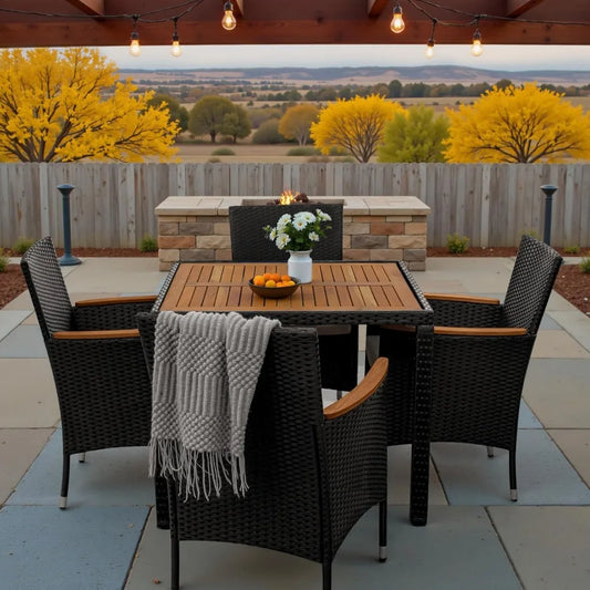 CORDOBA 5 Pieces Outdoor Patio Dining Set