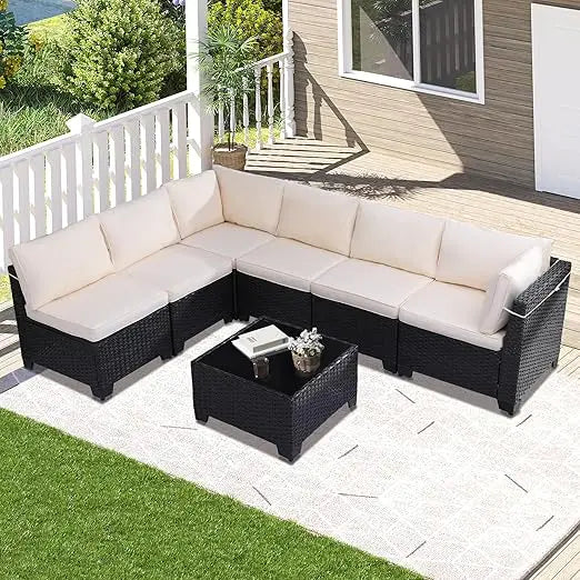 AVILES 7 Piece Outdoor Patio Furniture Set