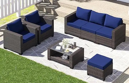 AVILES 7 Piece Outdoor Patio Furniture Set