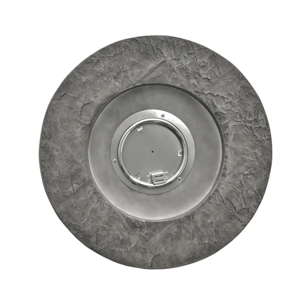 HONDA Outdoor 32" Round MgO Propane Fire Pit, Grey Top - 40,000 BTU