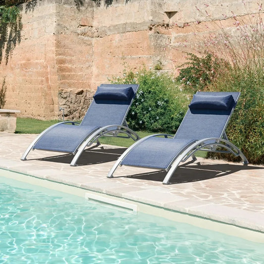Domi Pool Lounge Chairs Set of 2
