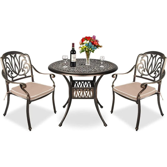 DON 3 Piece Patio Dining Set