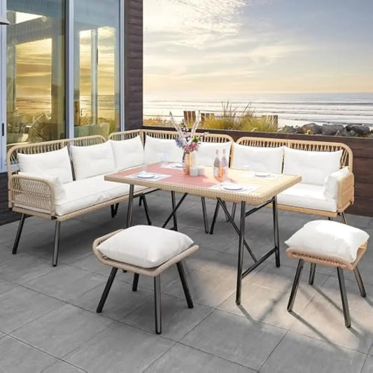 BISA L-Shaped Garden Sofa Set