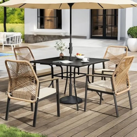 KENO 5-Piece Outdoor Patio Dining Set