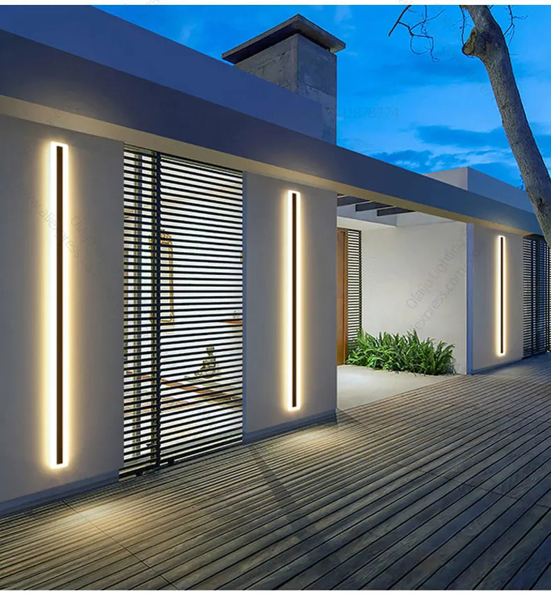 Outdoor Wall Lamp LED Waterproof Wall Lamp Modern Outdoor Wall Lamp Indoor Lighting Decorative Wall Lamp Villa Nordic Wall Lamp