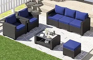 AVILES 7 Piece Outdoor Patio Furniture Set