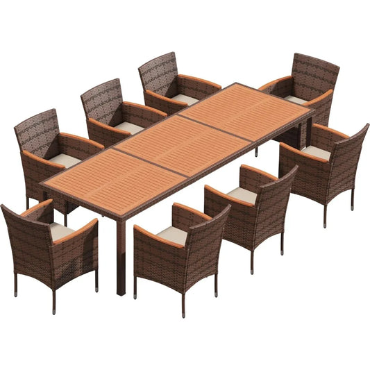 BASS 9 Piece Patio Dining Set