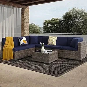 AVILES 7 Piece Outdoor Patio Furniture Set