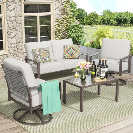 AURA 4 Pieces Patio Furniture Set