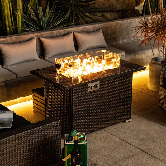 ROLLS 44inch Outdoor Fire Pit Table