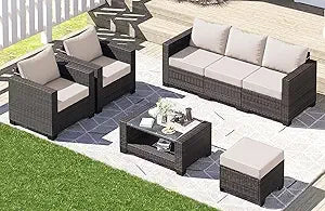 AVILES 7 Piece Outdoor Patio Furniture Set